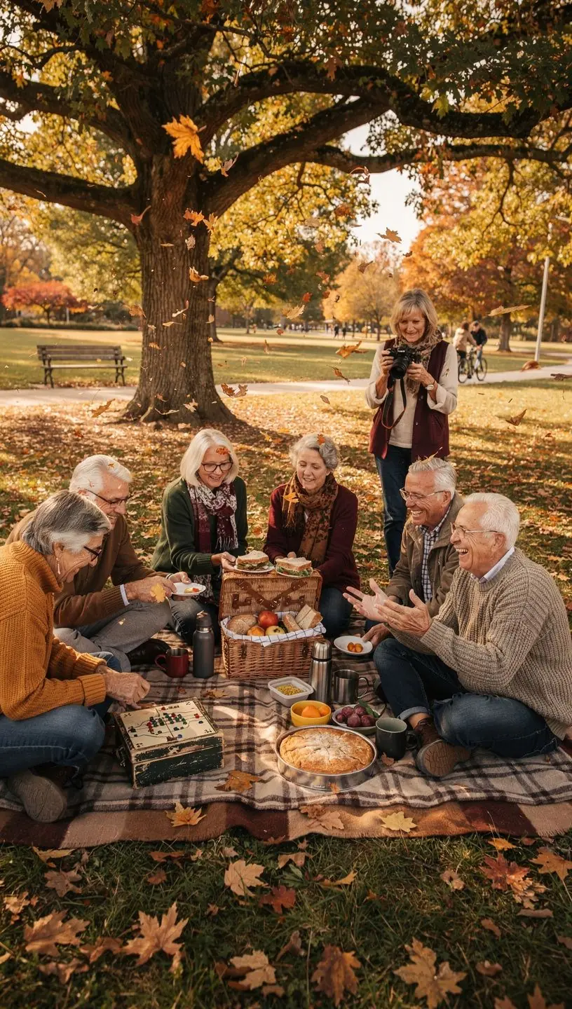 Social dancers enjoying community connection at a retirement event.