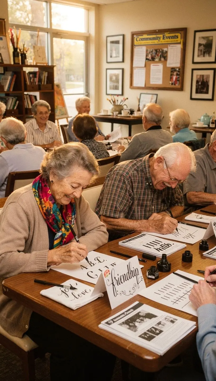 Seniors enjoying a dance event at retirement club